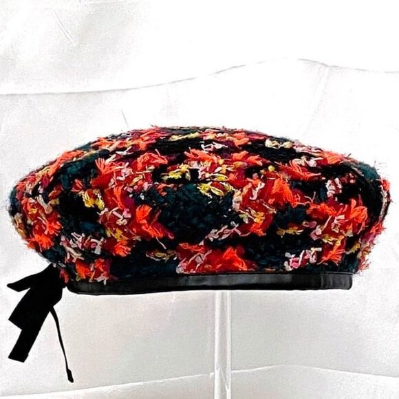 Gucci Beret Green Red Black GG Marmont main image 7